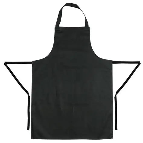 Chef's Choice - Bib Black Apron - Leatherette Vinyl