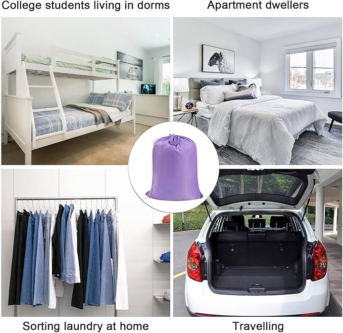 Laundry Bag w/ Drawstring +2 Handles - 100ct Case