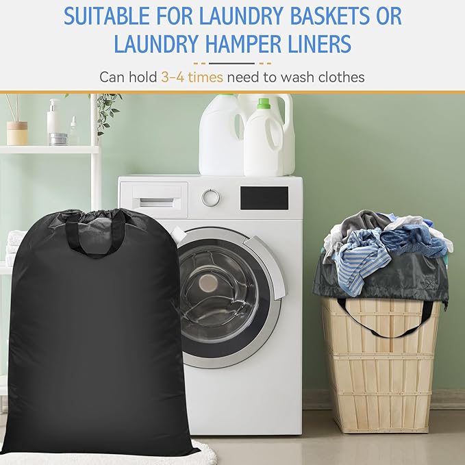 Laundry Bag w/ Drawstring +2 Handles - 100ct Case